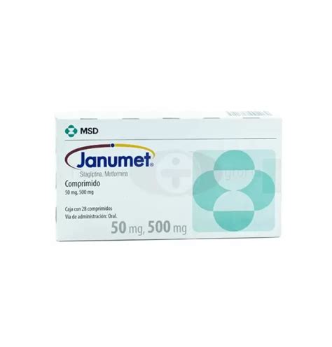 Janumet 50mg 500mg Con 28 Comprimidos