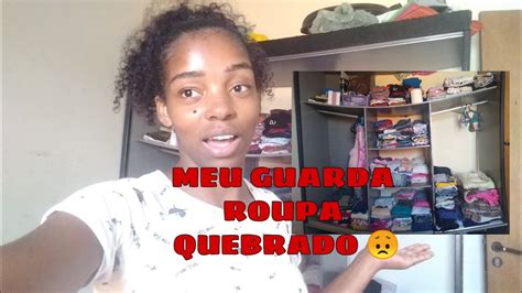 ORGANIZANDO MEU GUARDA ROUPA QUEBRADO DOBREI MUITA ROUPA YouTube