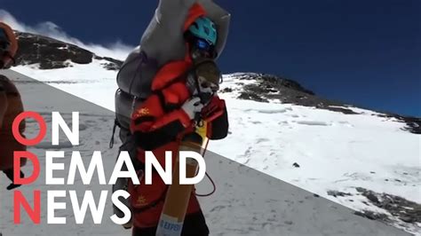 Hero Sherpa Carries Man Down Everest On His BACK YouTube