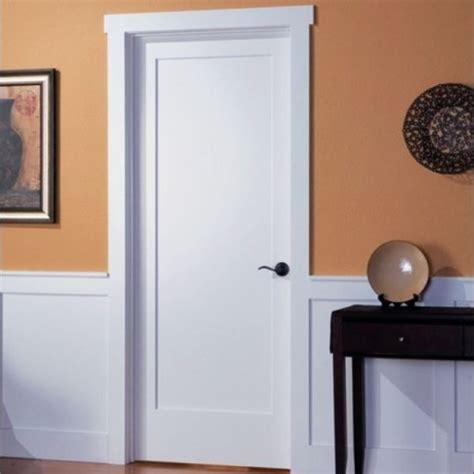 White Interior 3 Panel Shaker Door Iowa Remodels