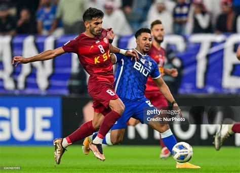 Salem Al Dawsari Of Saudi Arabias Al Hilal Saudi Fc And H Bouhamdan