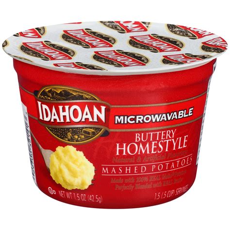 Idahoan Buttery Homestyle Mashed Potatoes Gluten Free Real Idaho