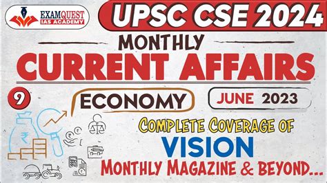 Vision IAS Monthly Magazine Beyond Economy Current Affairs For