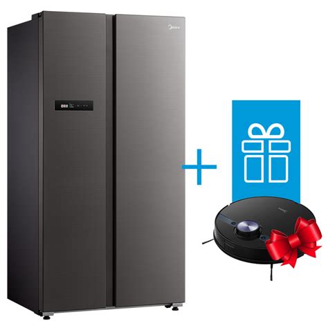 Холодильник Midea MDRS791MIE28 + Робот-пылесос Midea M-7: купить в ...