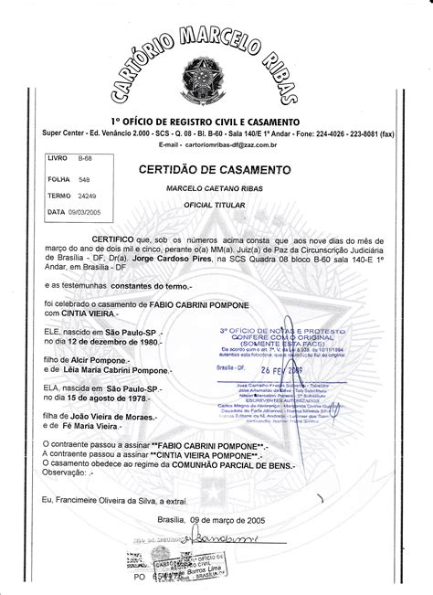 Significado Certidão De Cartório Expedida Certidão Genérica