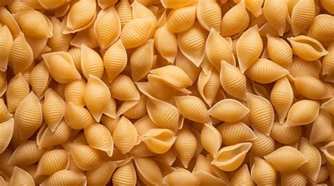 Fondo Perspectiva De Arriba Hacia Abajo De La Pasta Seca Conchiglle Que