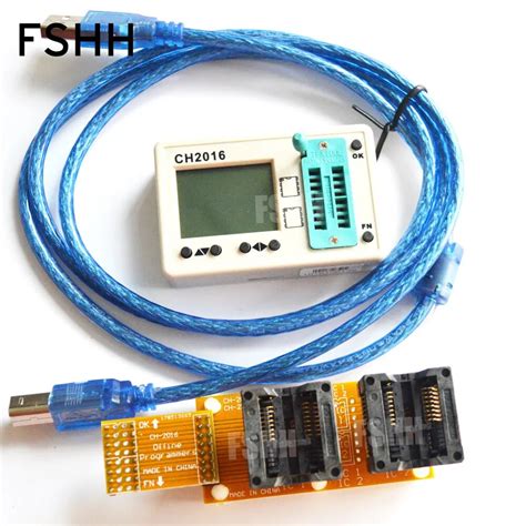 Programador FLASH USB SPI CH2016 300mil SOP16 SOP16 Toma De Prueba