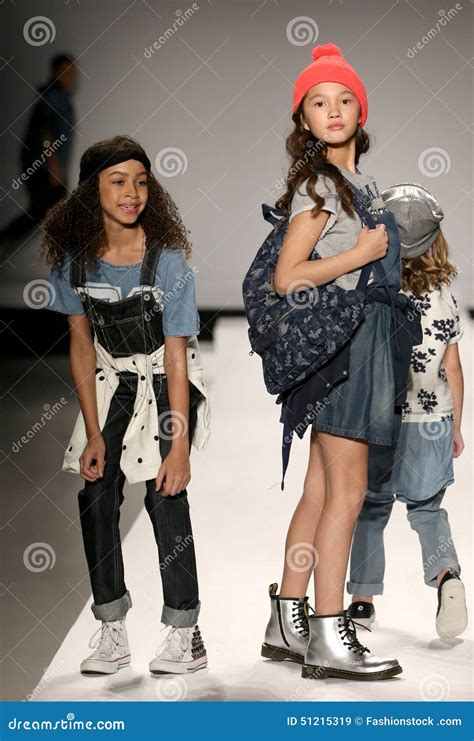 Models Walk the Runway at the Nike Levi S Kids Fashion Show during ...