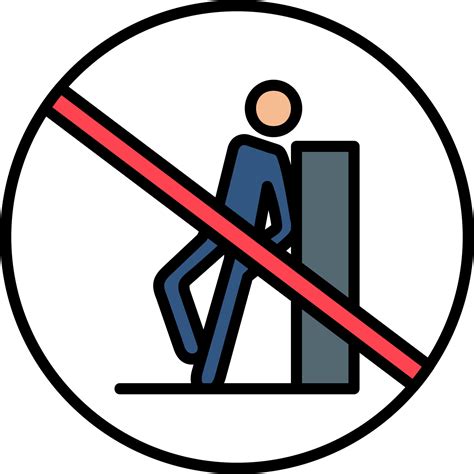 Do Not Lean Door Vector Icon 22095156 Vector Art At Vecteezy