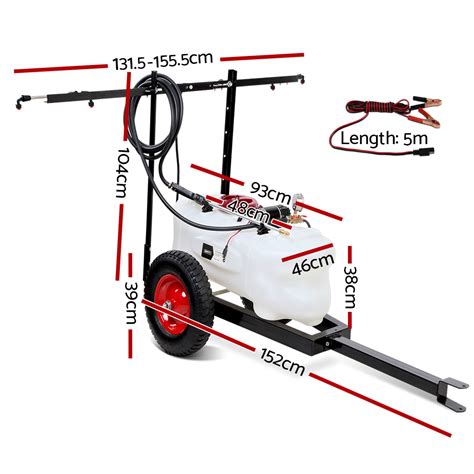 Giantz Weed Sprayer L Trailer M Boom Garden Spray Shop Australia