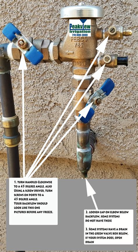 Backflow Preventer Valve For Sprinkler System