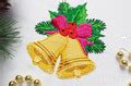 Christmas Bells Machine Embroidery Design Sizes Royal Present