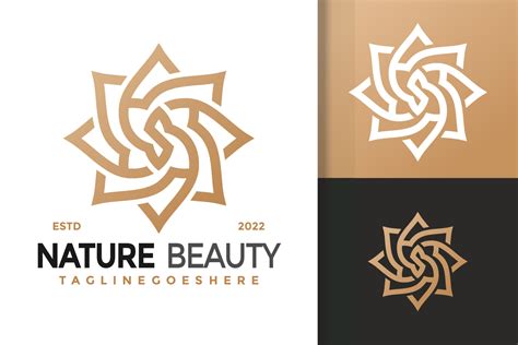 Luxury S Letter Flower Spa Logo Design Brand Identity Logos Vector