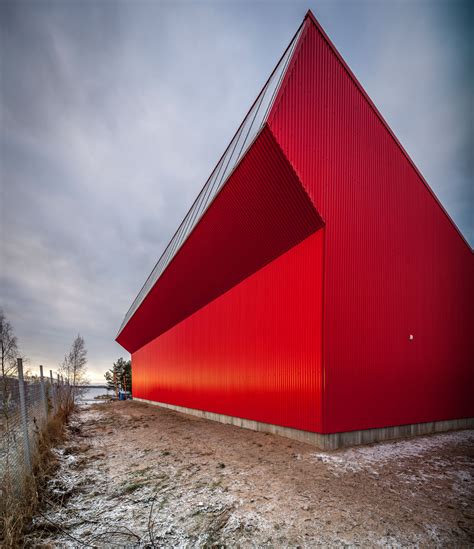 Oil Spill Recovery Unit In Finland Is Illuminated By Angled Clerestory Window