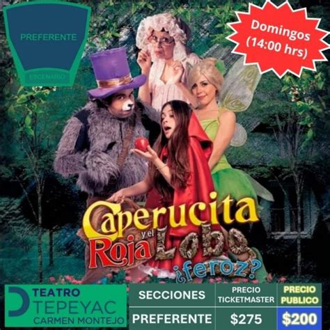 Caperucita Roja Y El Lobo Feroz Teatroyespectaculos