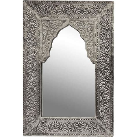 Miroir Mural Rectangulaire Marocain Argent Malik Cm Grand Miroirs