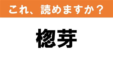 【難読漢字】読めると嬉しい これ、読めますか？ 食べ物クイズ「楤芽」 グルメ情報誌「おとなの週末web」