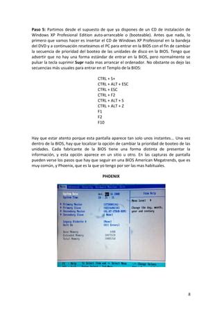 Manual Para Instalar Windows Xp Pdf