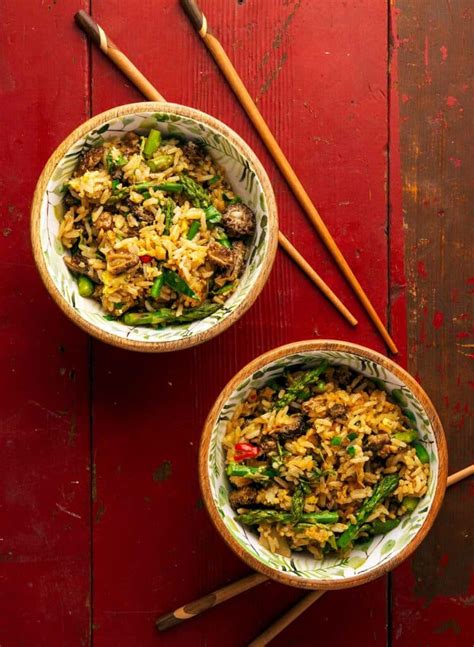 Mushroom Fried Rice Recipe Chinese Mushroom Fried Rice