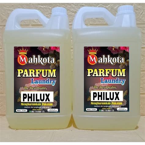 Jual Philux Parfum Pewangi Pakaian Laundry Grade A Kemasan Liter