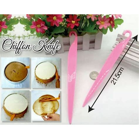 Jual Cm Chifon Knife Pisau Alat Cake Remover Plastik Tebal Alat