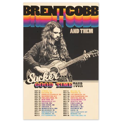 Tour Poster | Shop the Brent Cobb Official Store