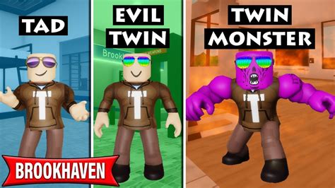 I Got Blamed For My Evil Twins Crimes Roblox Brookhaven Roleplay