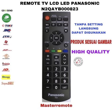 Jual Remot Remote Tv Panasonic Lcd Led N Qayb Di Lapak