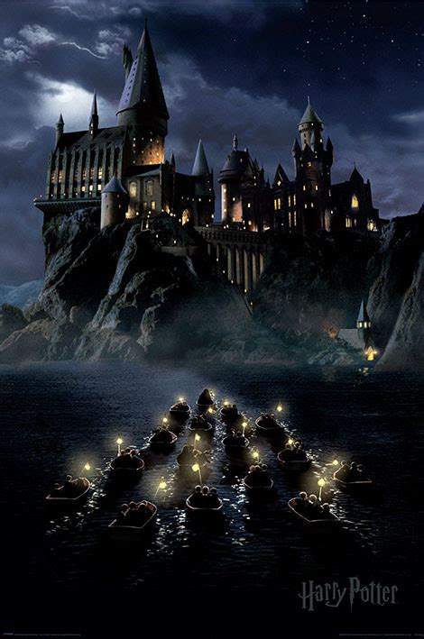 Harry Potter Hogwarts Boats Plakat Poster Kj P Hos Europosters