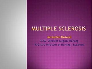 Multiple sclerosis | PPT