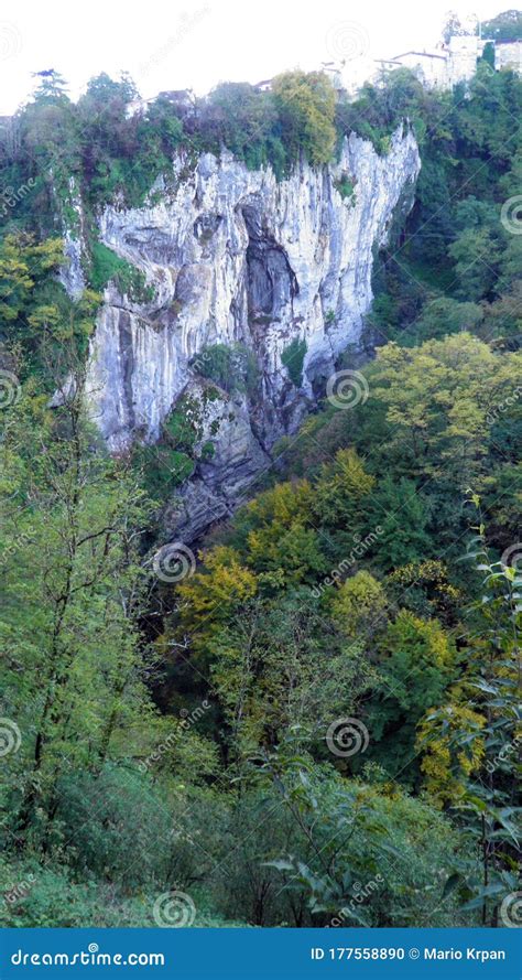 The Abyss Of The Pazincica River And The Pazin Cave Pazin Croatia