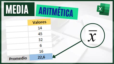 Como Calcular Media Aritmetica En Excel Printable Templates Free