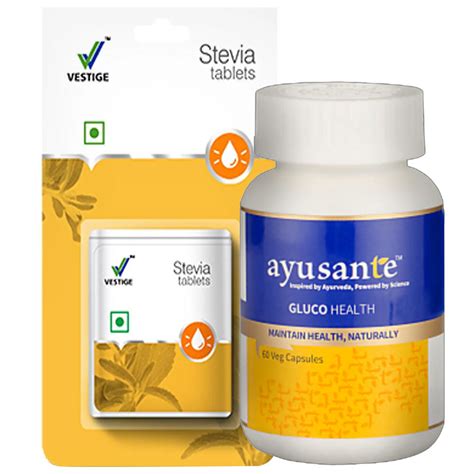 Ayusante Glucohealth Stevia Combo At Best Price In India Https