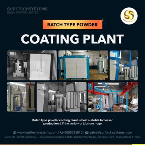 Stainless Steel Batch Type Powder Coating Plant At Best Price In Pune