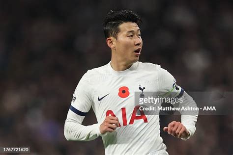 Son Heung Min Of Tottenham Hotspur During The Premier League Match