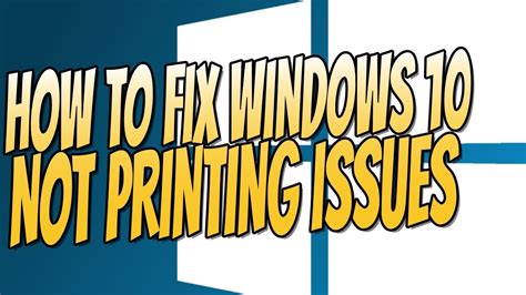 How To Fix Printer Not Printing In Windows 10 Easily Fix Printer