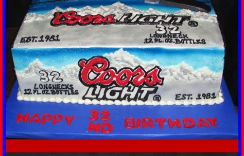 Coors Light Birthday Cake Images Coors Light Beer Cake 21st Birthday