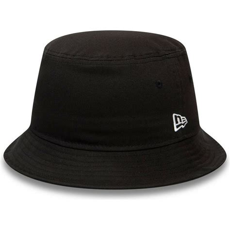 New Era Essential Tapered Black Bucket Hat Caphunterslv