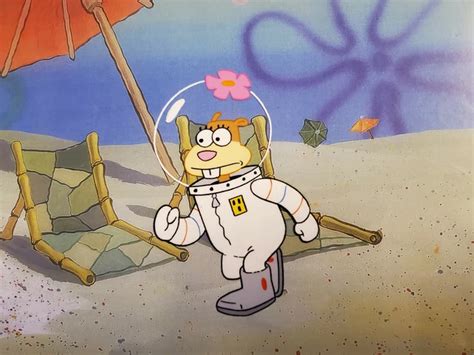 Spongebob Squarepants Original Production Background And Cel Cell