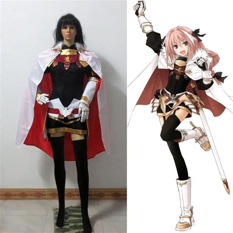 Fate Apocrypha Rider Of Black Astolfo Cosplay Costume Custom Made Free