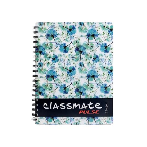 Classmate Single Line Spiral Notebook Floral Printed 300 Pages