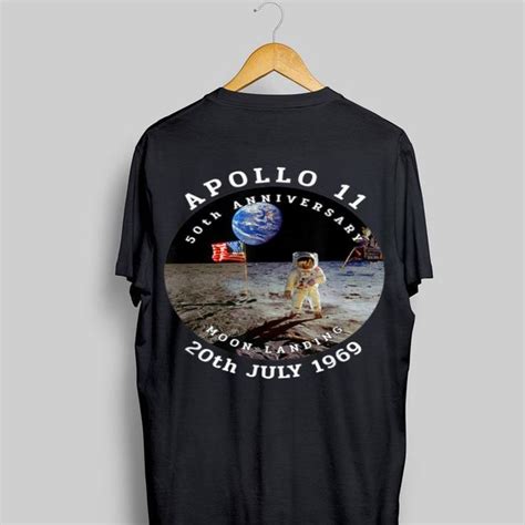 Astronaut Apollo 11 50th Anniversary Moon Landing American Flag 20th