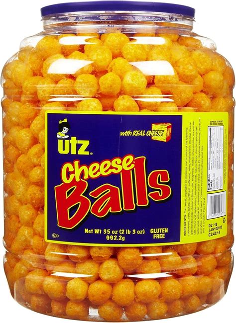 Utz 35 Oz Cheese Balls Barrels Pack Of 2 Uk Grocery