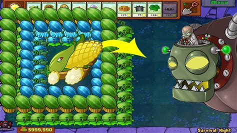 Plants Vs Zombies Melon Pult Vs Cob Cannon And Winter Melon Vs Dr