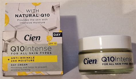 Cien Anti Wrinkle Anti Age Day Cream With Q10 And Vitamin E With UV