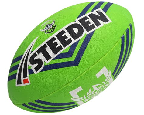 Steeden Canberra Raiders NRL Supporter Ball 2023 - Green / Navy ...