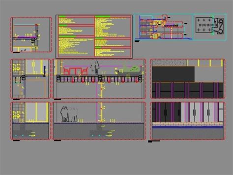 Detalle De Corte Constructivo En Fachada En Dwg Librer A Cad