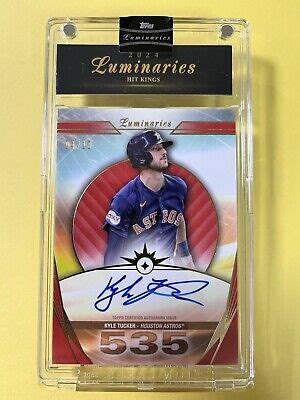 Topps Luminaries Kyle Tucker Autograph Hit Kings Ebay