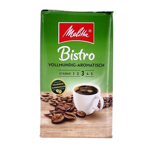 Melitta Bistro Vollmundig Aromatisch Gemalen Koffie 12 X 500 Gr