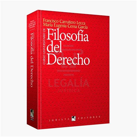 FilosofÍa Del Derecho Librería Legalia Jurídica